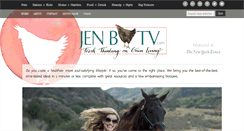 Desktop Screenshot of jenbtv.com